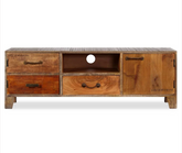 Indian Hand Carved Solid Wood TV Unit 25